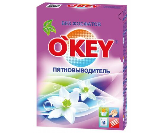 Засіб для видалення плям O'KEY суперензим 500 г (4820049381573)