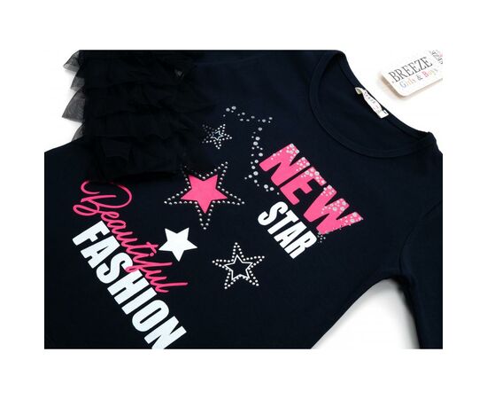 Кофта Breeze "NEW STAR" (14191-116G-blue), изображение 3 Кофта Breeze "NEW STAR" (14191-116G-blue), изображение 3