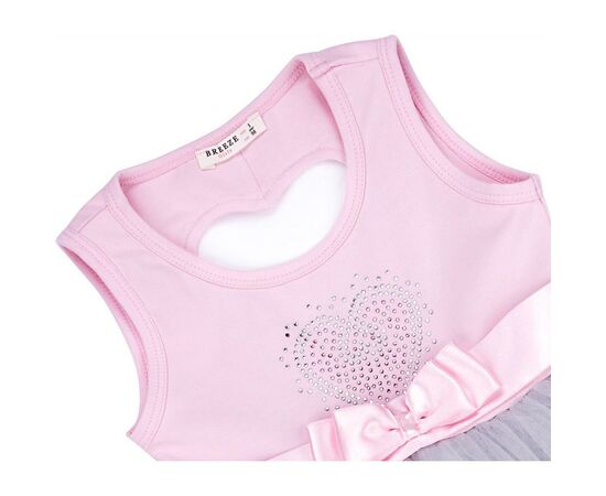 Платье Breeze сарафан с фатиновой юбкой и сердцем (10862-104G-pink), изображение 3 Платье Breeze сарафан с фатиновой юбкой и сердцем (10862-104G-pink), изображение 3