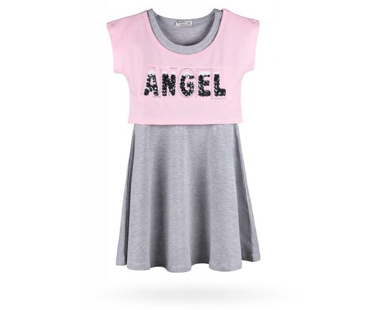 Платье Breeze с топом "ANGEL" (10254-128G-pink), изображение 4 Платье Breeze с топом "ANGEL" (10254-128G-pink), изображение 4