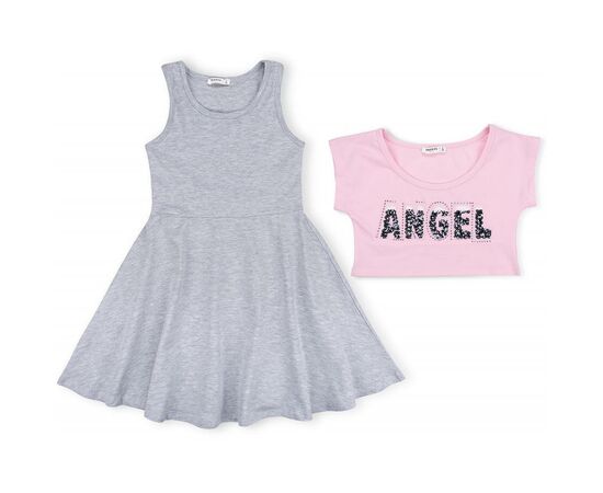 Платье Breeze с топом "ANGEL" (10254-128G-pink)