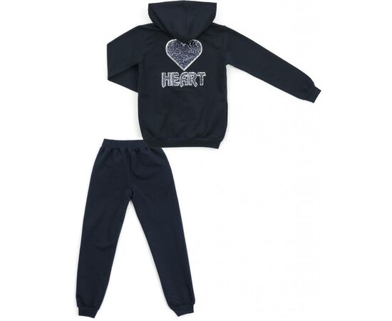 Спортивний костюм Breeze "HEART" (14631-128G-blue), зображення 4 Спортивний костюм Breeze "HEART" (14631-128G-blue), зображення 4