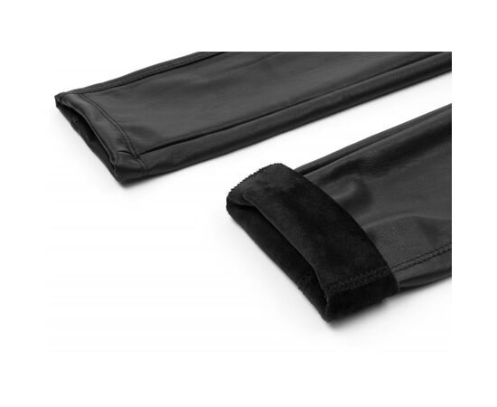 Штаны детские Lovetti экокожа (5615-158G-black), изображение 4