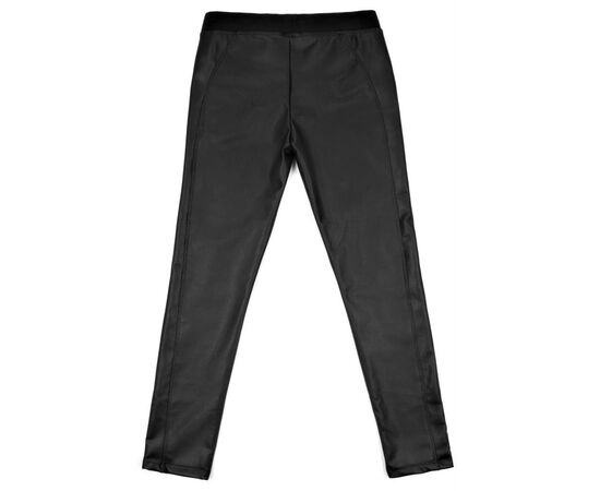 Штаны детские Lovetti экокожа (5615-170G-black), изображение 2