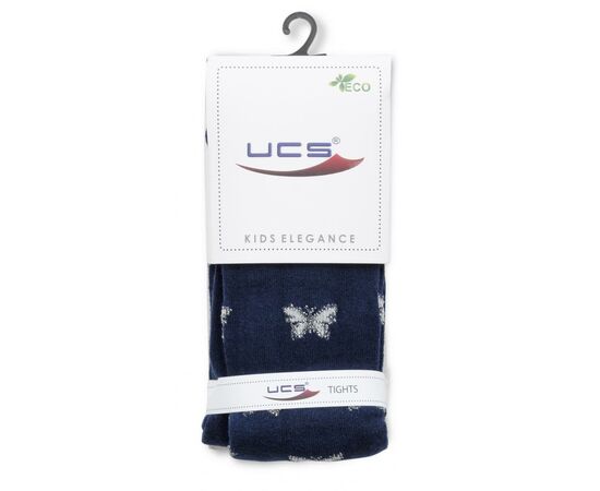 Колготки UCS Socks с бабочками (M0C0301-2110-3G-dackblue), изображение 2 Колготки UCS Socks с бабочками (M0C0301-2110-3G-dackblue), изображение 2