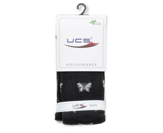 Колготки UCS Socks с бабочками (M0C0301-2110-5G-black), изображение 2 Колготки UCS Socks с бабочками (M0C0301-2110-5G-black), изображение 2
