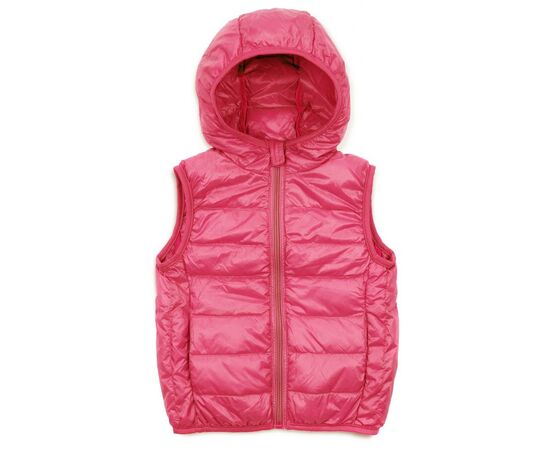 Жилет Kurt пуховый с капюшоном (V-HT-580T-104-pink)
