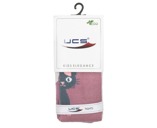 Колготки UCS Socks с котиком (M0C0301-2114-3G-pink), изображение 2 Колготки UCS Socks с котиком (M0C0301-2114-3G-pink), изображение 2