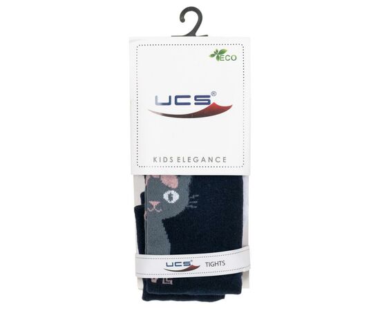 Колготки UCS Socks с котиком (M0C0301-2114-3G-blue), изображение 2 Колготки UCS Socks с котиком (M0C0301-2114-3G-blue), изображение 2