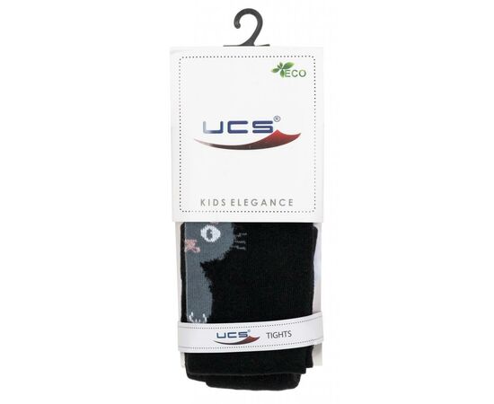 Колготки UCS Socks с котиком (M0C0301-2114-3G-black), изображение 2 Колготки UCS Socks с котиком (M0C0301-2114-3G-black), изображение 2