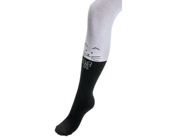 Колготки UCS Socks с котиком (M0C0301-2116-3G-whiteblack)