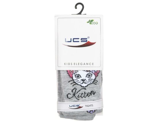 Колготки UCS Socks с котиком (M0C0301-2121-3G-gray), изображение 2 Колготки UCS Socks с котиком (M0C0301-2121-3G-gray), изображение 2
