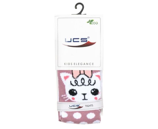 Колготки UCS Socks с котиком (M0C0301-2121-3G-pink), изображение 2 Колготки UCS Socks с котиком (M0C0301-2121-3G-pink), изображение 2