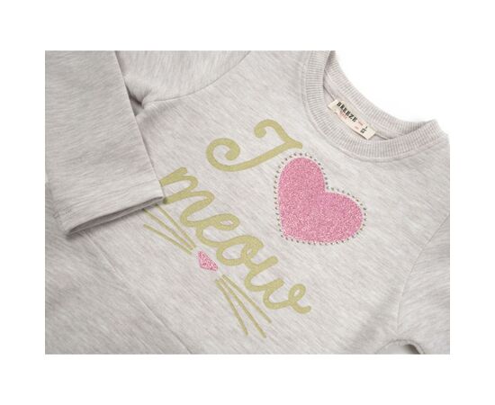 Платье Breeze "I LOVE MEOW" (13463-104G-beige), изображение 3 Платье Breeze "I LOVE MEOW" (13463-104G-beige), изображение 3