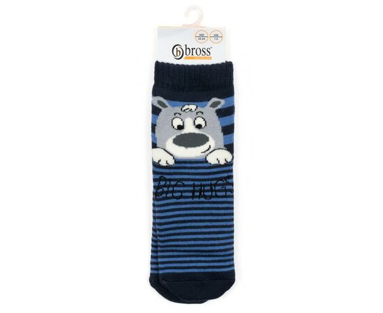 Носки Bross махровые с мишками (18352-1B-blue)