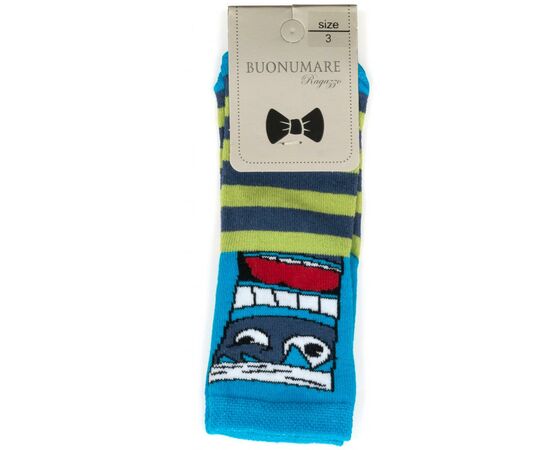 Носки BNM с монстриками (M0C0101-2063-1B-blue)
