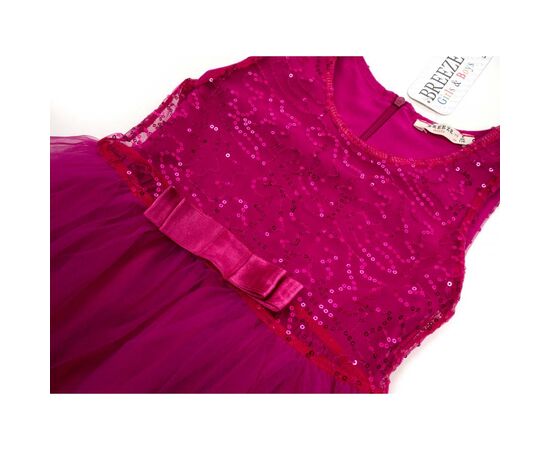 Платье Breeze с фатиновой юбкой (14502-134G-fucsia), изображение 4 Платье Breeze с фатиновой юбкой (14502-134G-fucsia), изображение 4