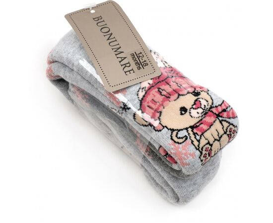 Колготки BNM з ведмедиком (M1C0301-0885-74-gray)