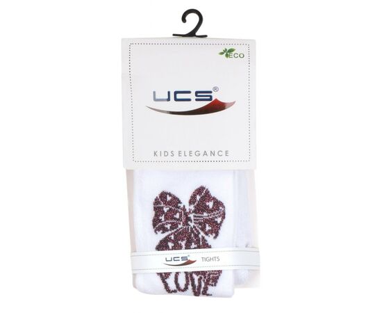 Колготки UCS Socks с бантом (M0C0301-2158-7G-white), изображение 3 Колготки UCS Socks с бантом (M0C0301-2158-7G-white), изображение 3