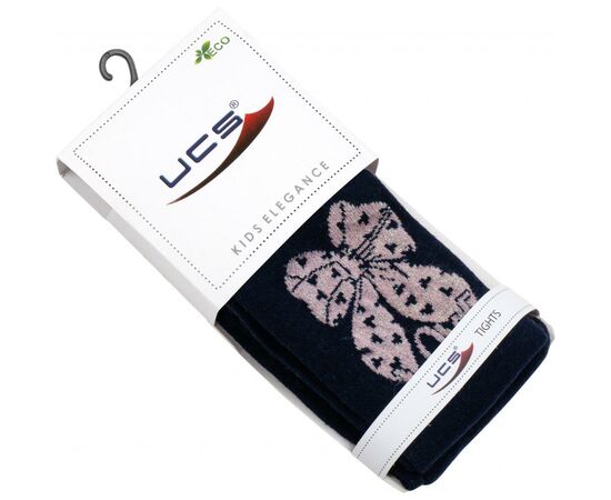 Колготки UCS Socks с бантом (M0C0301-2158-7G-blue), изображение 2 Колготки UCS Socks с бантом (M0C0301-2158-7G-blue), изображение 2