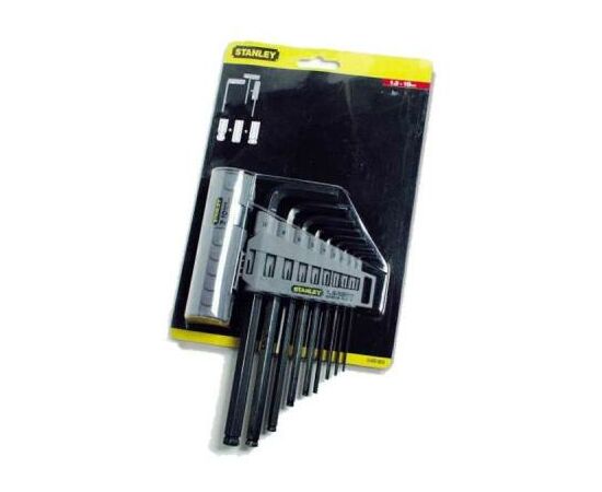 Набор инструментов Stanley HEX GRIP ключей шестигранных, 9шт. (0-89-904), изображение 5 Набор инструментов Stanley HEX GRIP ключей шестигранных, 9шт. (0-89-904), изображение 5