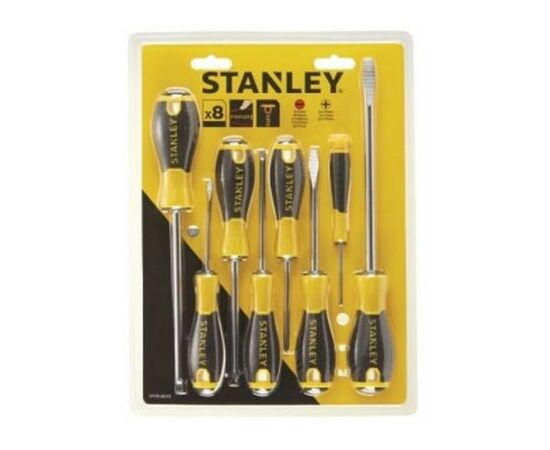 Набор инструментов Stanley отверток ESSENTIAL 8шт. (STHT0-60210) (STHT0-60210), изображение 2 Набор инструментов Stanley отверток ESSENTIAL 8шт. (STHT0-60210) (STHT0-60210), изображение 2