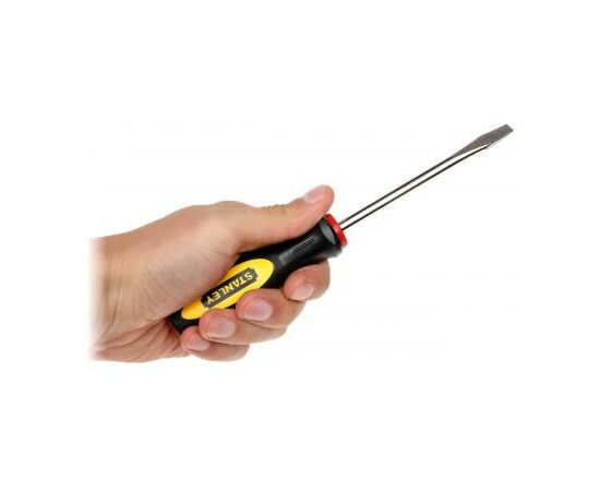 Викрутка Stanley Basic под прямой шлиц SL 6.5х100 мм (0-60-004), зображення 3 Викрутка Stanley Basic под прямой шлиц SL 6.5х100 мм (0-60-004), зображення 3