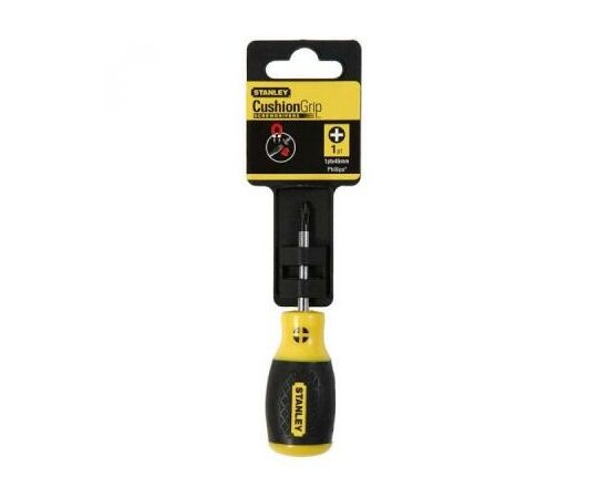 Отвертка Stanley Cushion Grip, Ph2x45 мм. (0-64-934), изображение 3 Отвертка Stanley Cushion Grip, Ph2x45 мм. (0-64-934), изображение 3