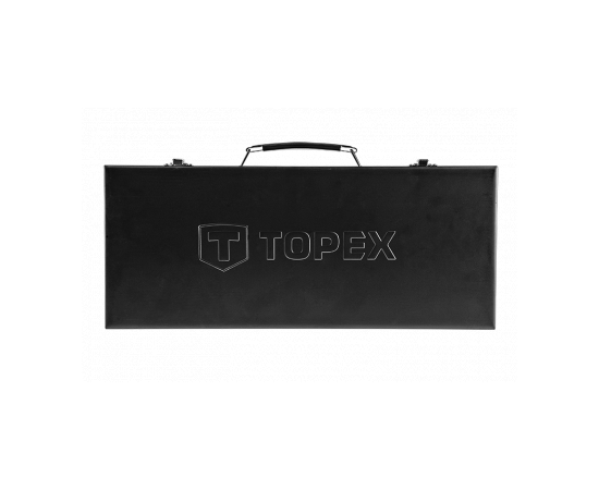 Набор инструментов Topex торцевых ключей 25 шт., 1/2 ", металлический кейс (38D850), изображение 3