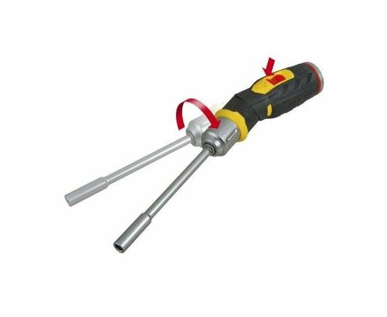 Отвертка Stanley "FatMax" с храповым мех. + 12 бит (FMHT0-62691), изображение 9 Отвертка Stanley "FatMax" с храповым мех. + 12 бит (FMHT0-62691), изображение 9