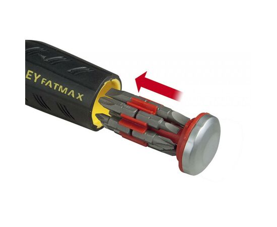 Викрутка Stanley FatMax реверсивна з підсвічуванням + 12 насадок (FMHT0-62689), зображення 6