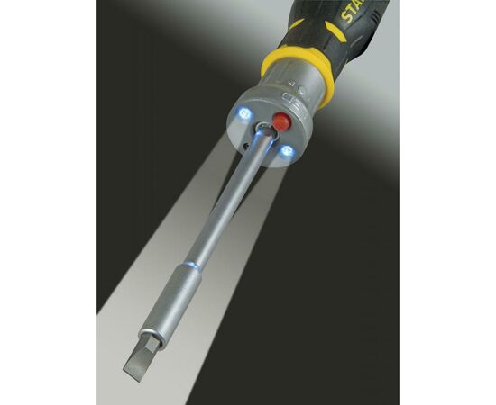 Викрутка Stanley FatMax реверсивна з підсвічуванням + 12 насадок (FMHT0-62689), зображення 7