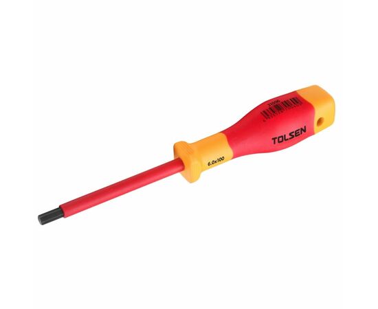 Отвертка Tolsen Premium диэлектрическая VDE шестигранная H 3.0х75 мм (V31003)