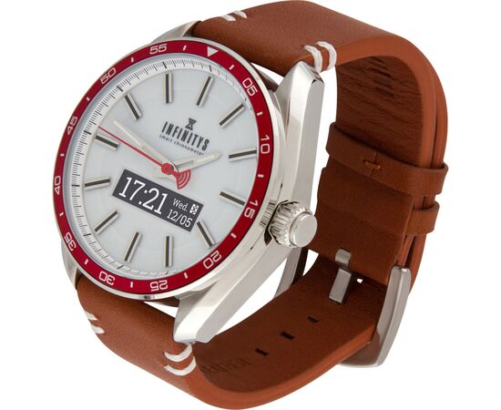Смарт-часы Atrix INFINITYS X10 45mm Swiss Classic Chrono Red-white Смарт-часы (swwpaii1sccrw), изображение 2 Смарт-часы Atrix INFINITYS X10 45mm Swiss Classic Chrono Red-white Смарт-часы (swwpaii1sccrw), изображение 2