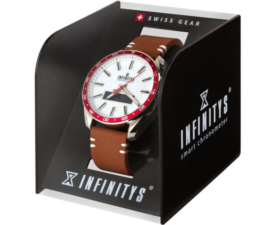 Смарт-часы Atrix INFINITYS X10 45mm Swiss Classic Chrono Red-white Смарт-часы (swwpaii1sccrw), изображение 4 Смарт-часы Atrix INFINITYS X10 45mm Swiss Classic Chrono Red-white Смарт-часы (swwpaii1sccrw), изображение 4