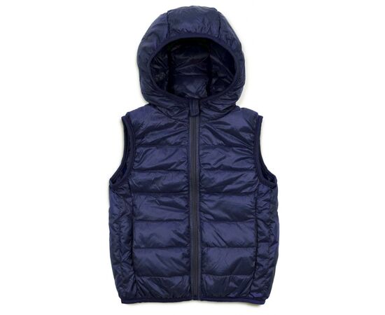 Жилет Kurt пуховый с капюшоном (V-HT-580T-122-blue)
