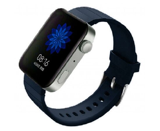 Ремешок для смарт-часов BeCover Silicone для Xiaomi Mi Watch Dark Blue (704509), изображение 2 Ремешок для смарт-часов BeCover Silicone для Xiaomi Mi Watch Dark Blue (704509), изображение 2