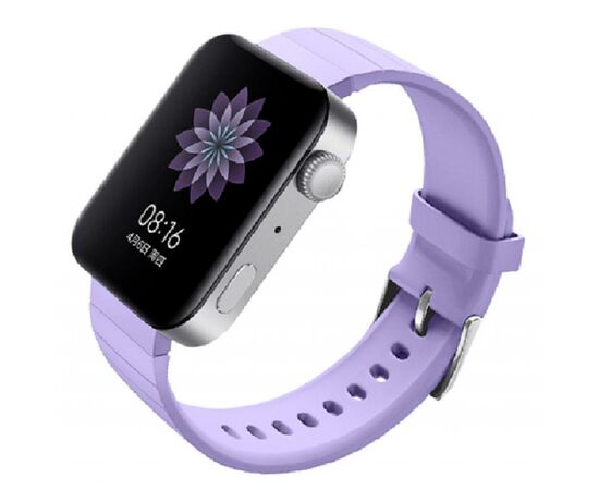 Ремешок для смарт-часов BeCover Silicone для Xiaomi Mi Watch Light Purple (704515), изображение 2 Ремешок для смарт-часов BeCover Silicone для Xiaomi Mi Watch Light Purple (704515), изображение 2
