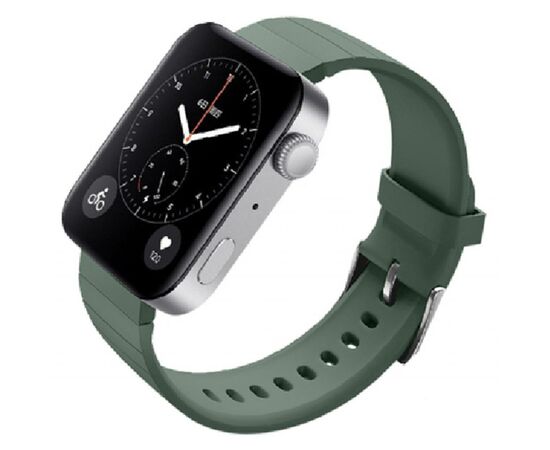 Ремешок для смарт-часов BeCover Silicone для Xiaomi Mi Watch Pine Green (704517), изображение 2 Ремешок для смарт-часов BeCover Silicone для Xiaomi Mi Watch Pine Green (704517), изображение 2