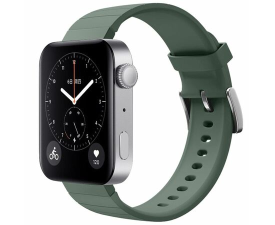 Ремешок для смарт-часов BeCover Silicone для Xiaomi Mi Watch Pine Green (704517)