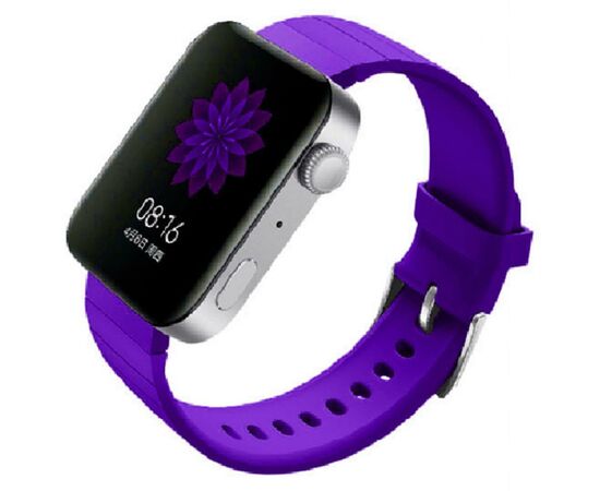 Ремешок для смарт-часов BeCover Silicone для Xiaomi Mi Watch Purple (704519), изображение 2 Ремешок для смарт-часов BeCover Silicone для Xiaomi Mi Watch Purple (704519), изображение 2