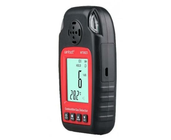 Газоанализатор Wintact горючих газов + термометр WT8823 (WT8823), изображение 3