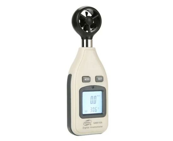 Анемометр Benetech цифровий 0,1-30м/с, -10-45°C (GM816A)