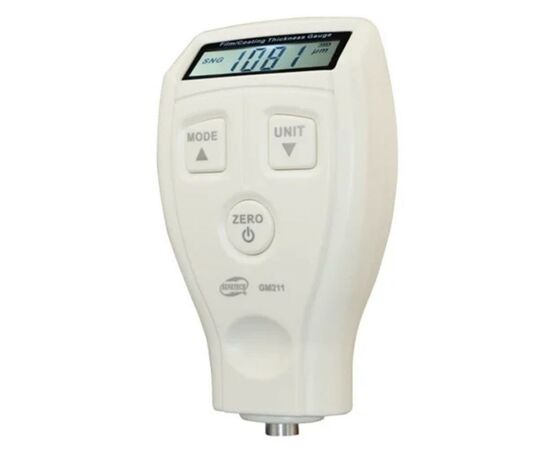 Толщиномер Benetech цифровой для лакокрасочных покрытий Fe/nFe, 0-1800мк (GM211)