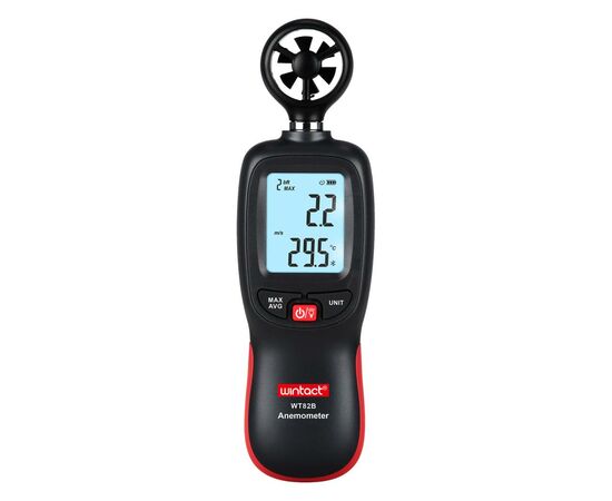 Анемометр Wintact крильчастий Bluetooth 0,3-30 м/с, -10-45°C (WT82B)