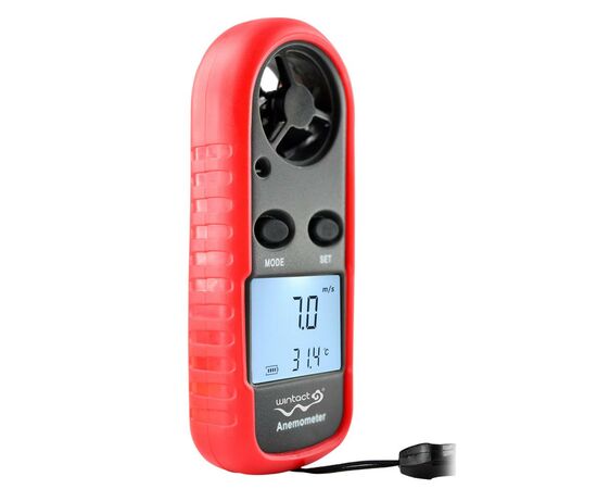 Анемометр Wintact цифровой 0,1-30м/с, -10-45°C (WT816), изображение 2 Анемометр Wintact цифровой 0,1-30м/с, -10-45°C (WT816), изображение 2