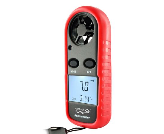 Анемометр Wintact цифровой 0,1-30м/с, -10-45°C (WT816), изображение 3 Анемометр Wintact цифровой 0,1-30м/с, -10-45°C (WT816), изображение 3