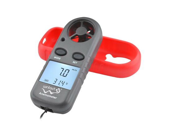 Анемометр Wintact цифровой 0,1-30м/с, -10-45°C (WT816), изображение 5 Анемометр Wintact цифровой 0,1-30м/с, -10-45°C (WT816), изображение 5