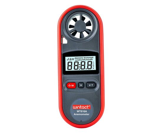 Анемометр Wintact цифровий 0,7-30м/с, -10-45°C (WT816A)