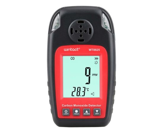 Газоаналізатор Wintact СО + термометр (0-1000 ppm, 0-50C) (WT8825)